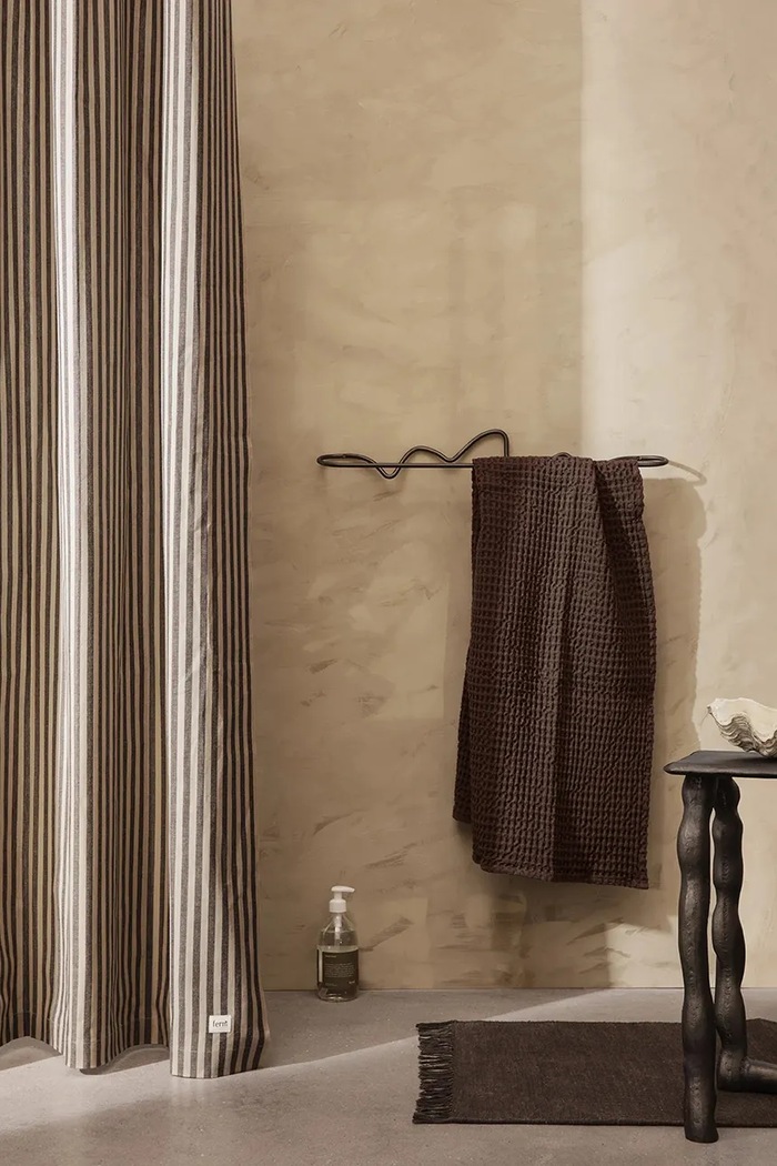 Tuš zavjesa ferm LIVING Chambray 1104263976 šarena AA00