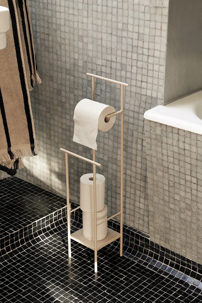 Kupaonica Držač toalet papira ferm LIVING 1104263263 bež