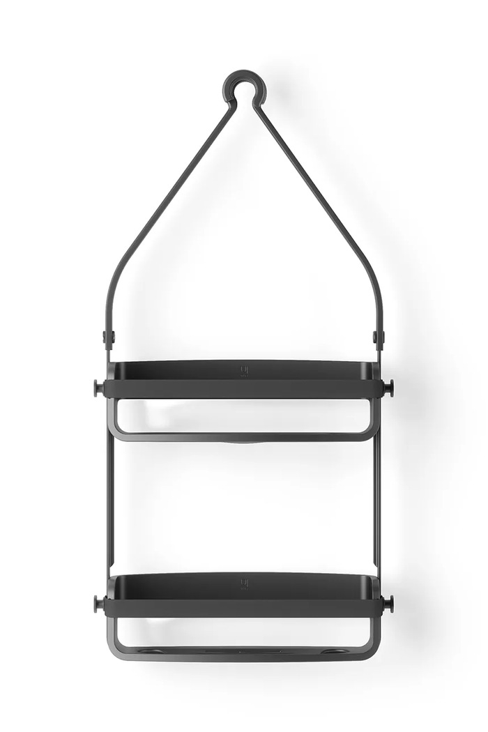Závesný regál do sprchy Umbra Flex čierna 023460.040