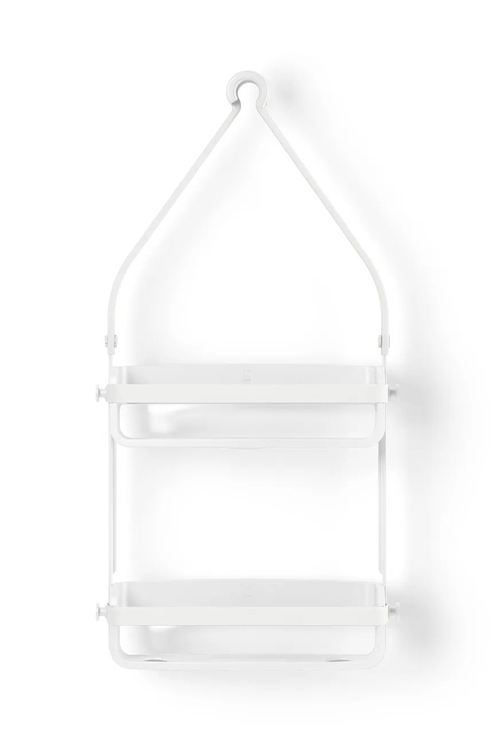 Závesný regál do sprchy Umbra Flex biela 023460.660