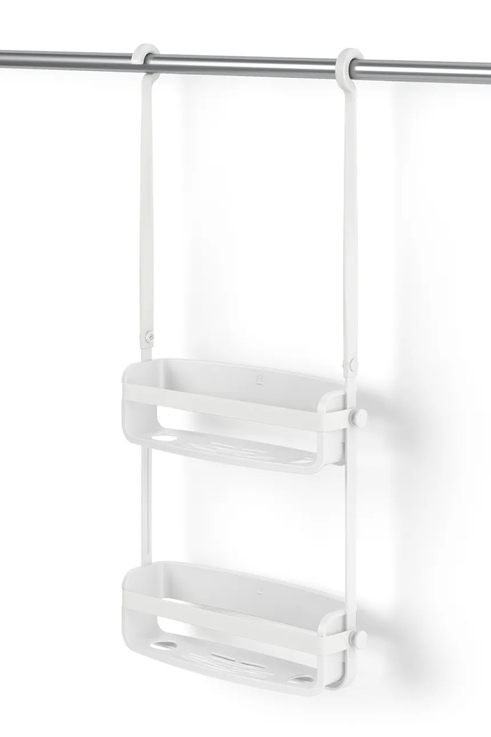 Závesný regál do sprchy Umbra Flex 023460.660 biela AA00
