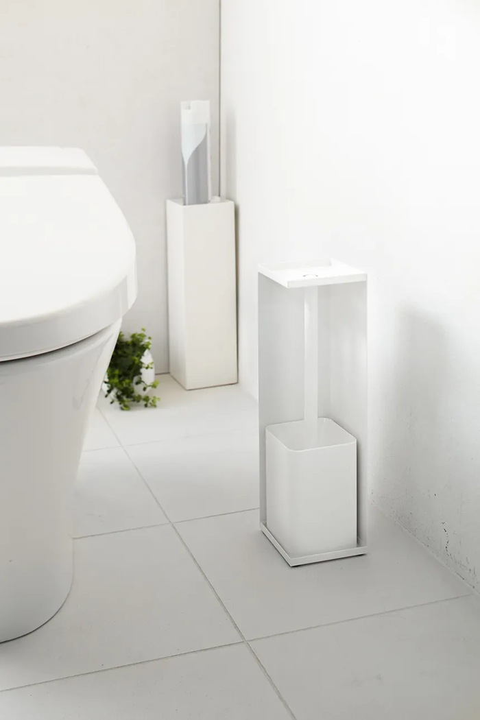 Kúpeľňa Zásobník na toaletný papier Yamazaki Tower 7850 biela