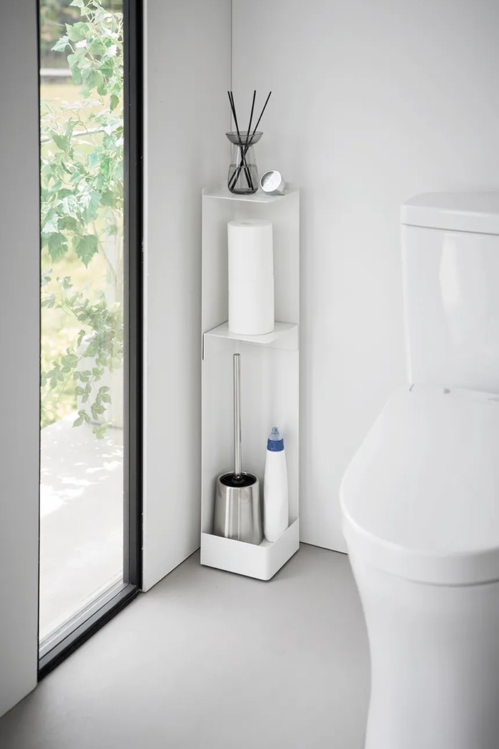 Баня Поставка за тоалетна хартия Yamazaki Tower 80,5 cm 1489 бял