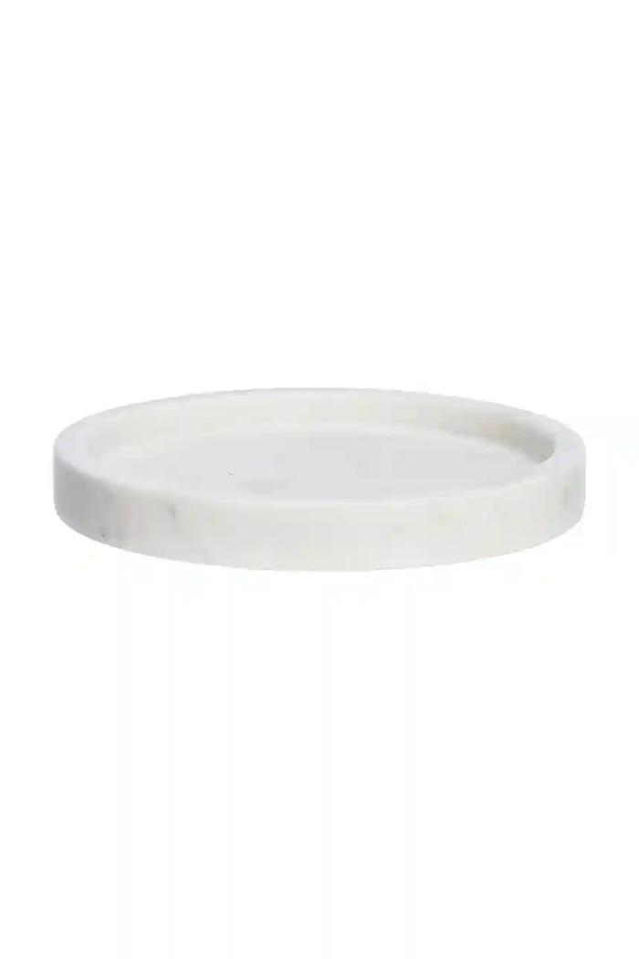Dekorativni pladanj Madam Stoltz 20 cm bijela KT29605WH
