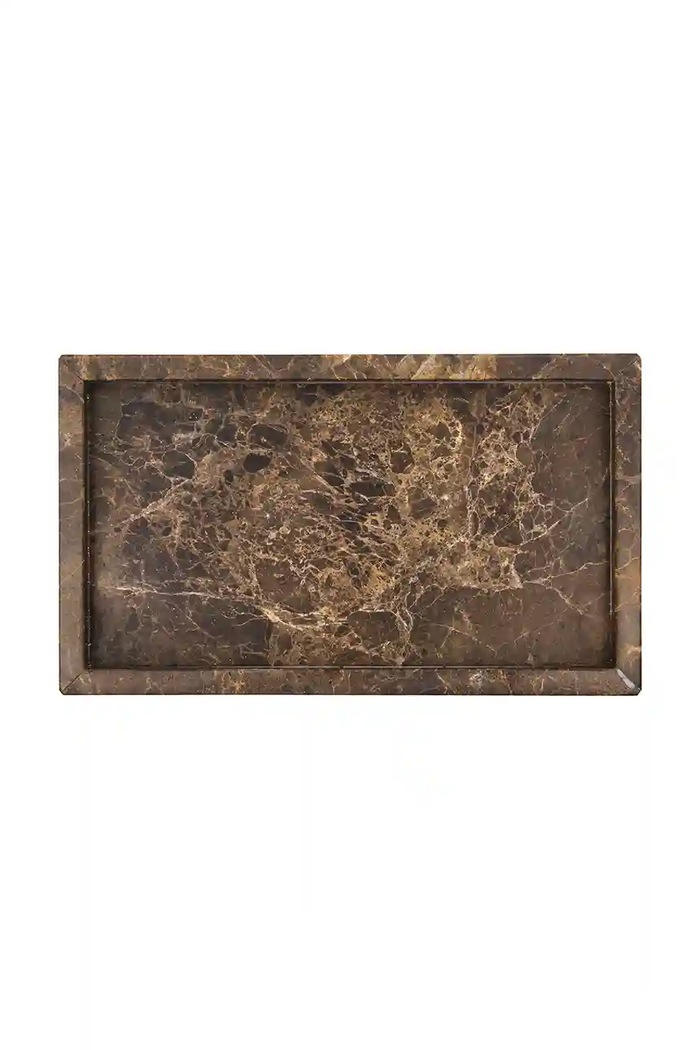 Διακοσμητικός δίσκος House Doctor HDAble 24 x 14 cm καφέ 208581031