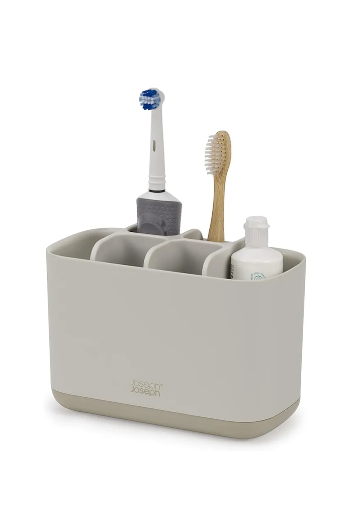 Joseph Joseph suport pentru periuță de dinți EasyStore L 18 x 23 x 10 cm 70575 bej AA00