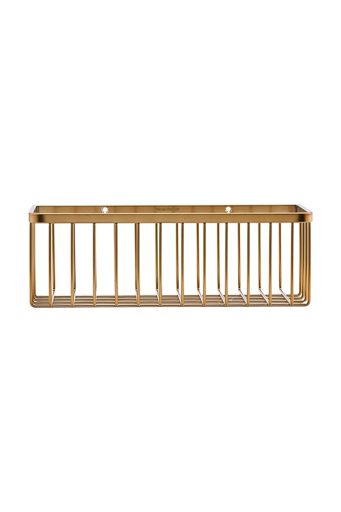 House Doctor κάδος μπάνιου από ανοξείδωτο χάλυβα 28 x 11 x 9,5 cm κίτρινο 209830320