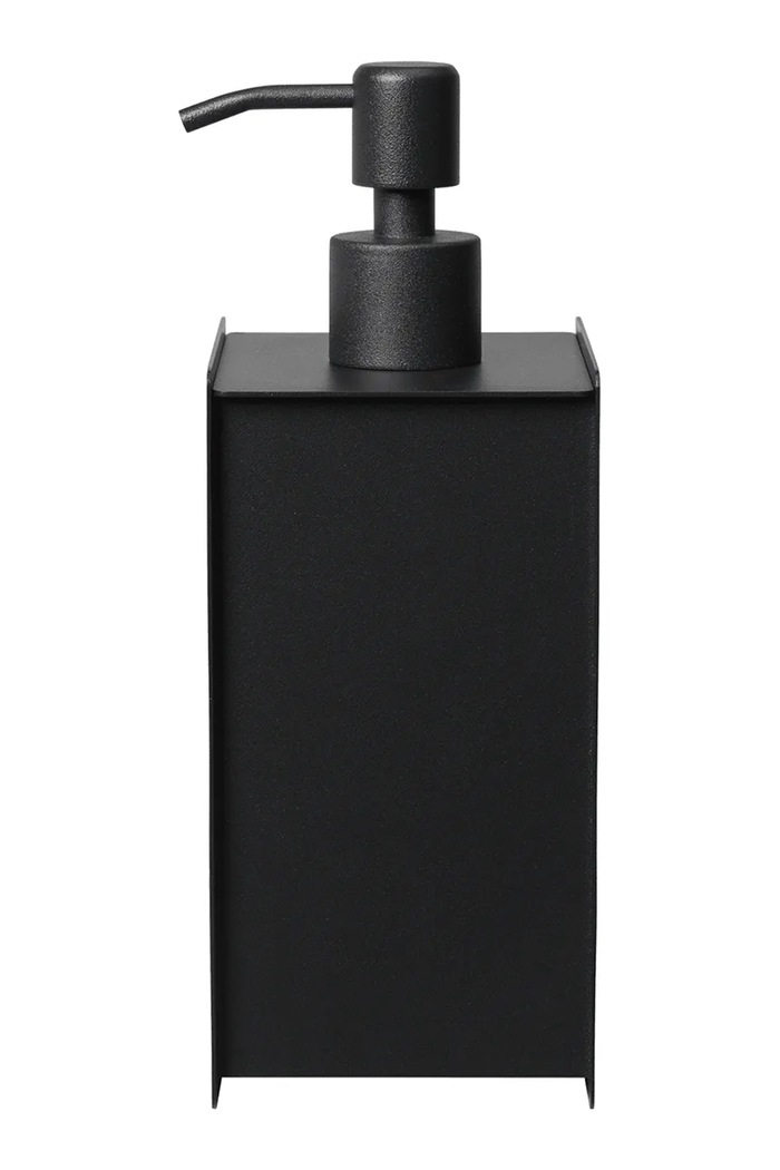 Ferm Living dozirnik za milo iz prašno barvanega jekla 19,5 x 7,8 x 8,9 cm črna 1104272529