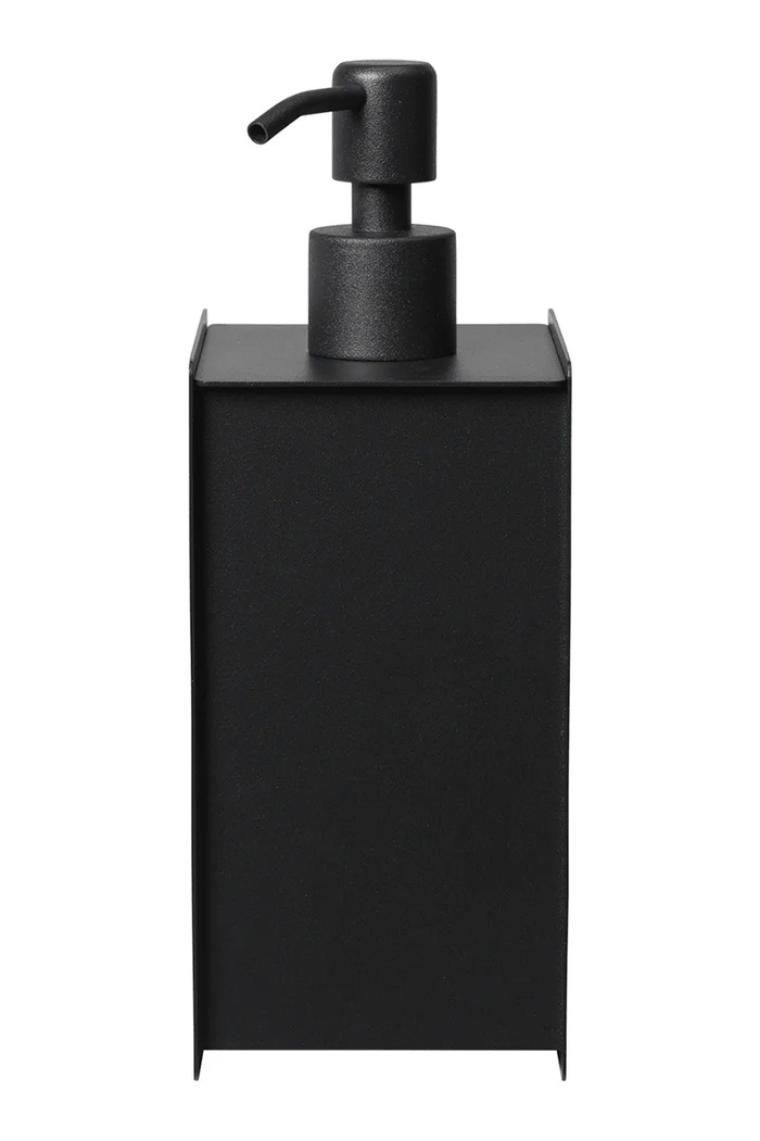 Ferm Living dozirnik za milo iz prašno barvanega jekla 19,5 x 7,8 x 8,9 cm 1104272529 črna AA00