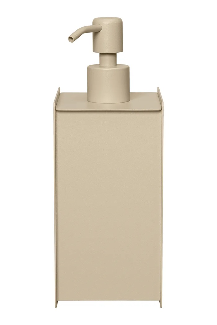 Ferm Living dozirnik za milo iz prašno barvanega jekla 19,5 x 7,8 x 8,9 cm 1104272530 bež AA00