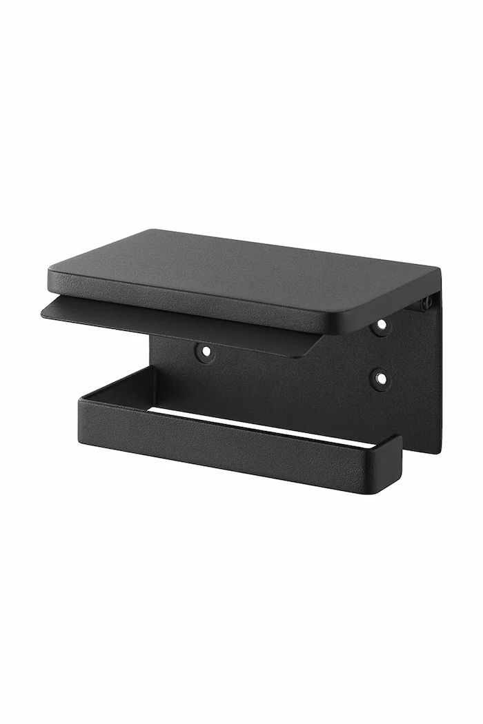 Yamazaki zidni nosač za toalet papir od nehrđajućeg čelika 14 x 12 x 8,5 cm 1298. crna AA00