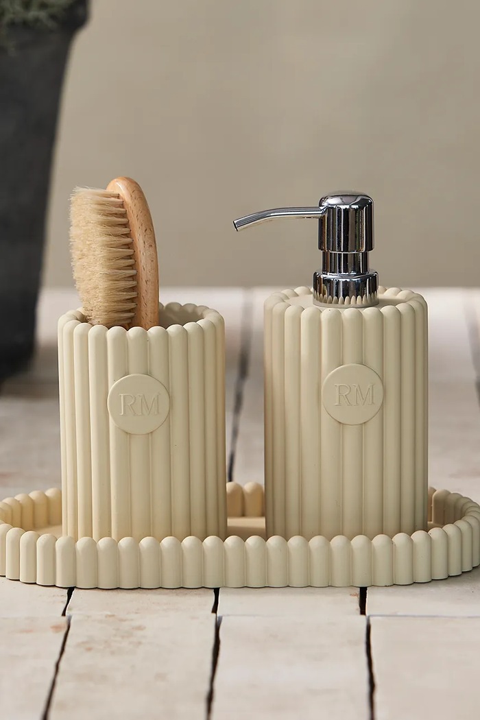 Riviera Maison kopalniški lonček iz umetne mase bež 575050