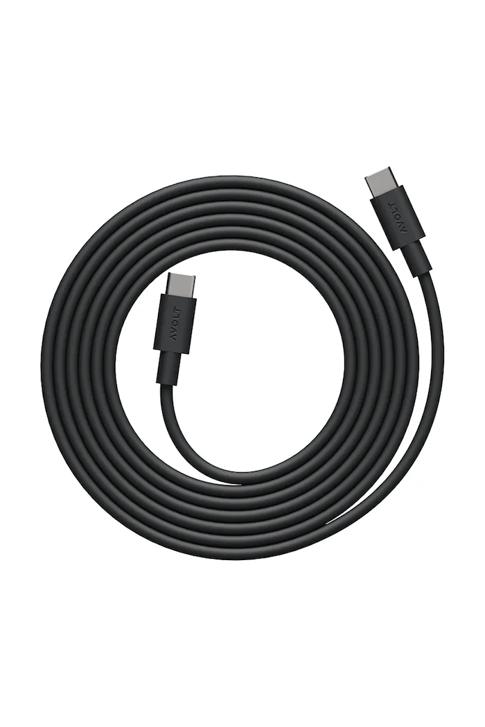 Καλώδιο φόρτισης usb Avolt Cable 1, / USB-C to USB-C / 2 m μαύρο C1CCI1002SB