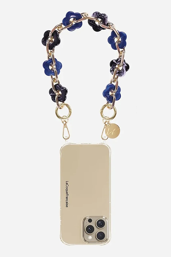 LaCoqueFrançaise cordino per cellulare 40 CM LE318671 blu navy AA00