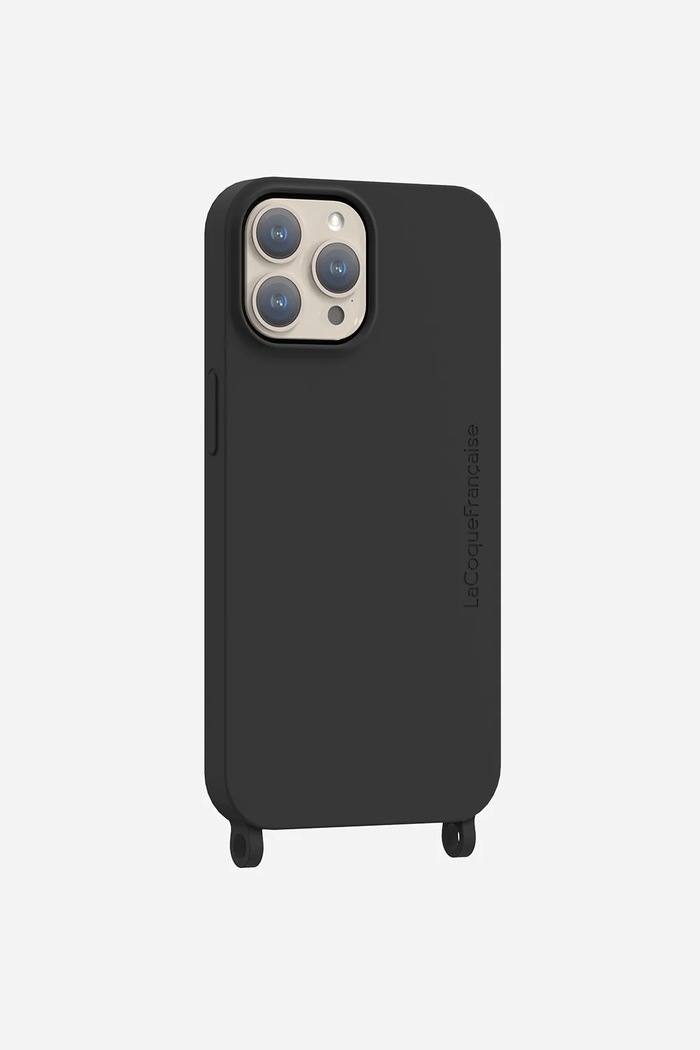 Puzdro na mobil LaCoqueFrançaise iPhone 16 LE317544 čierna AA00