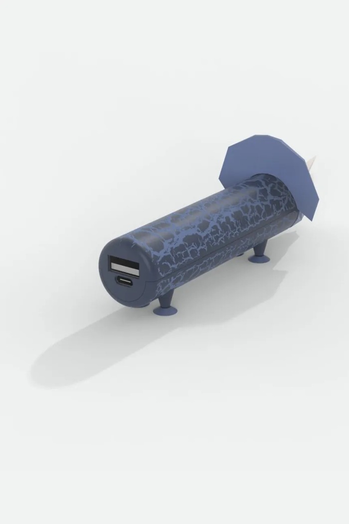 MOB Powerbank Dino (4800 mAh) PP.DINO.01 albastru AA00