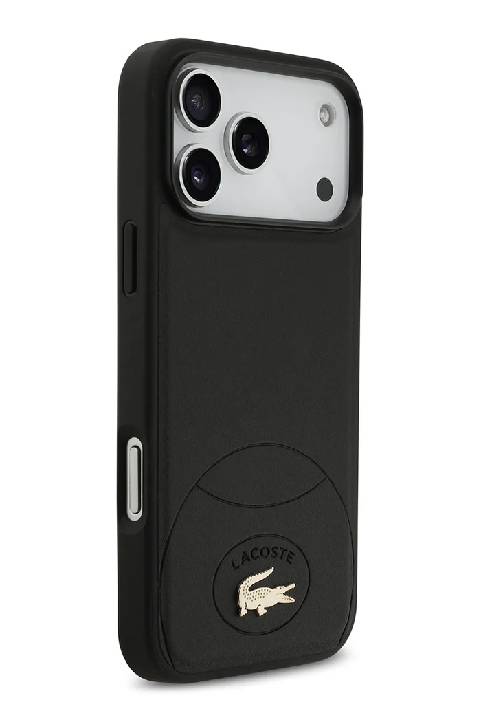 Decor Puzdro na telefón so vstavaným magnetickým krúžkom Lacoste MagSafe iPhone 17 Pro Max LCHMP17XPBLK čierna