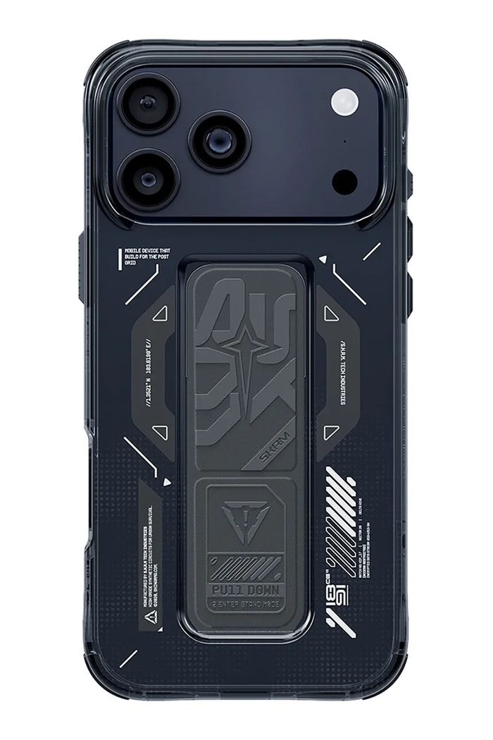 Skinarma husă de telefon cu inel magnetic încorporat Helio iPhone 17 Pro negru SK.2025PP6.3.HELO.GRA