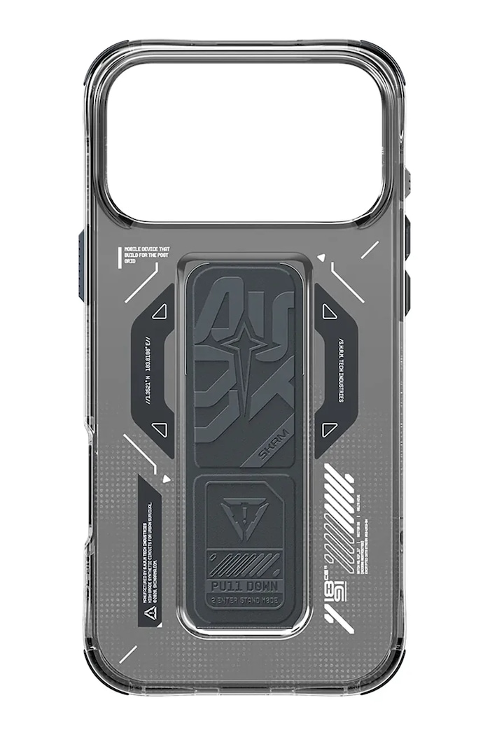 Puzdro na telefón so vstavaným magnetickým krúžkom Skinarma Helion iPhone 17 Pro Max SK.2025PP6.9.HELO.GRA čierna AA00