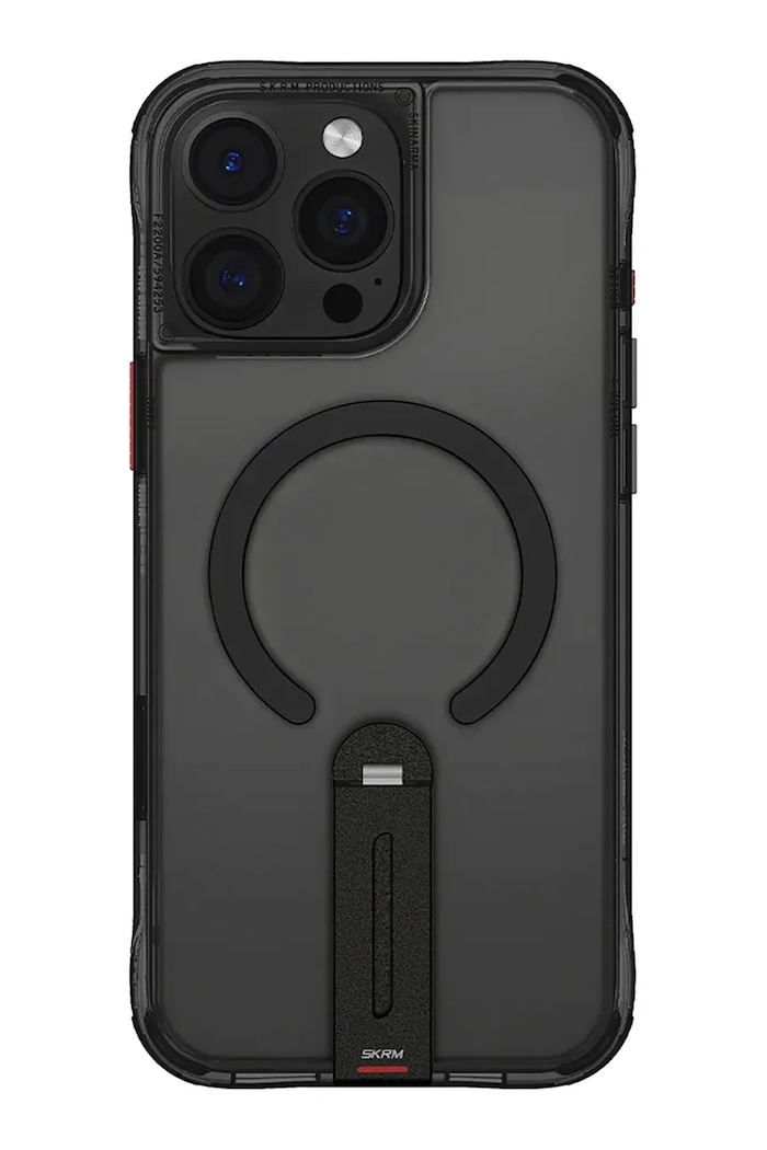 Puzdro na telefón so vstavaným magnetickým krúžkom Skinarma Helix iPhone 16 Pro čierna SK.P16PRO.HELX.BLK