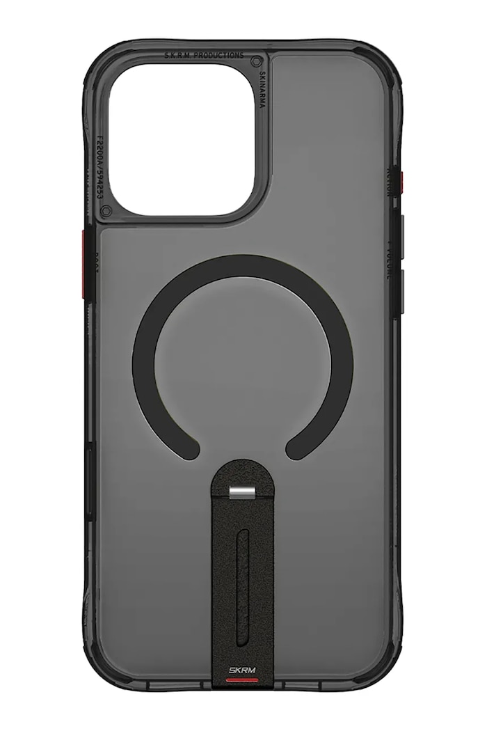Puzdro na telefón so vstavaným magnetickým krúžkom Skinarma Helix iPhone 16 Pro SK.P16PRO.HELX.BLK čierna AA00