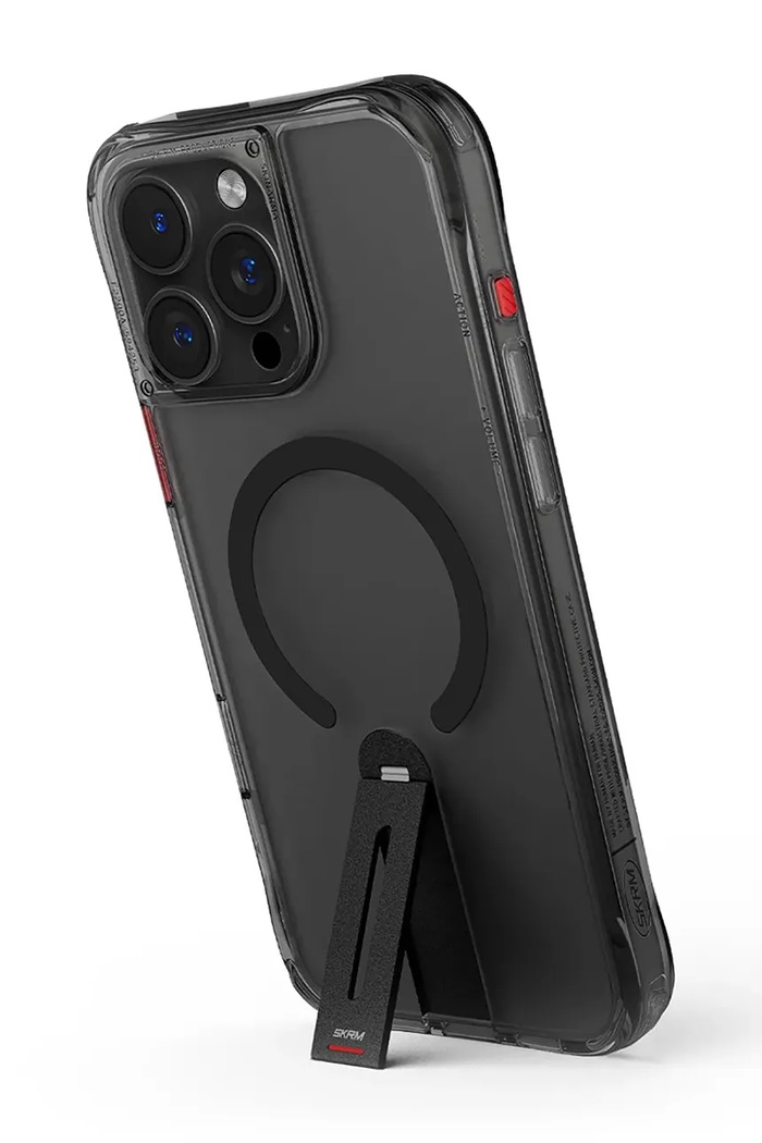 Decor Puzdro na telefón so vstavaným magnetickým krúžkom Skinarma Helix iPhone 16 Pro SK.P16PRO.HELX.BLK čierna