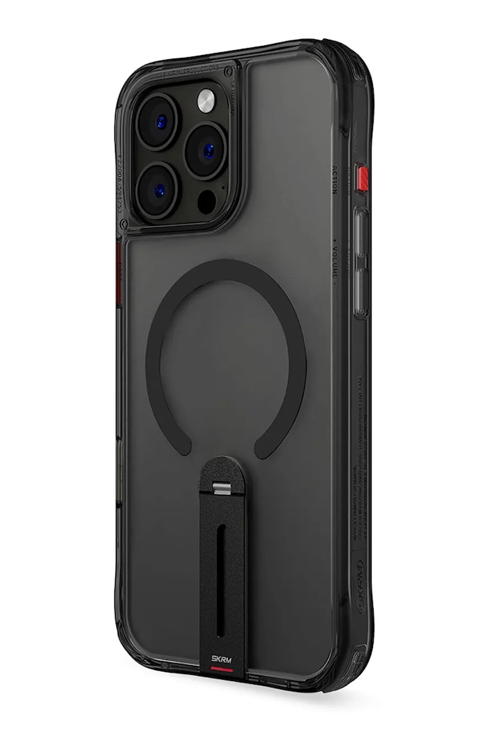 Puzdro na telefón so vstavaným magnetickým krúžkom Skinarma Helix iPhone 16 Pro SK.P16PRO.HELX.BLK čierna