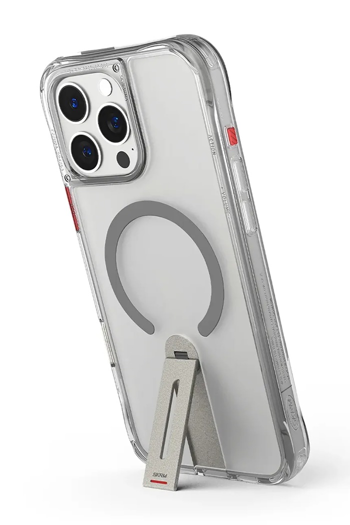 Lifestyle Skinarma husă de telefon cu inel magnetic încorporat Helix iPhone 16 Pro SK.P16PRO.HELX.TT transparent