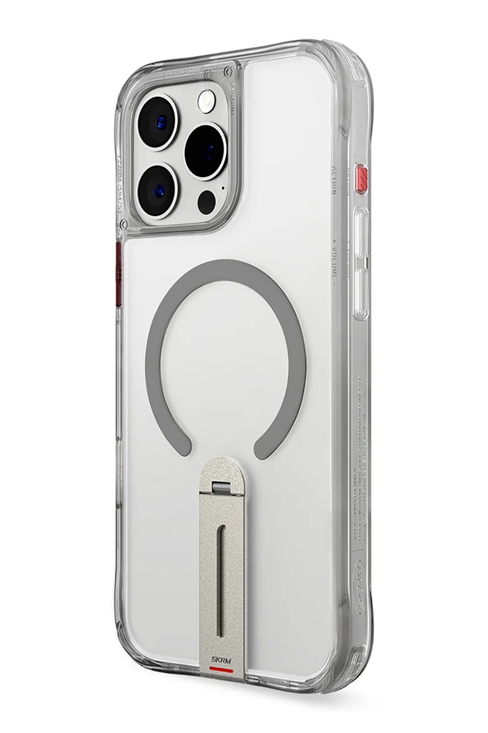 Skinarma husă de telefon cu inel magnetic încorporat Helix iPhone 16 Pro SK.P16PRO.HELX.TT transparent
