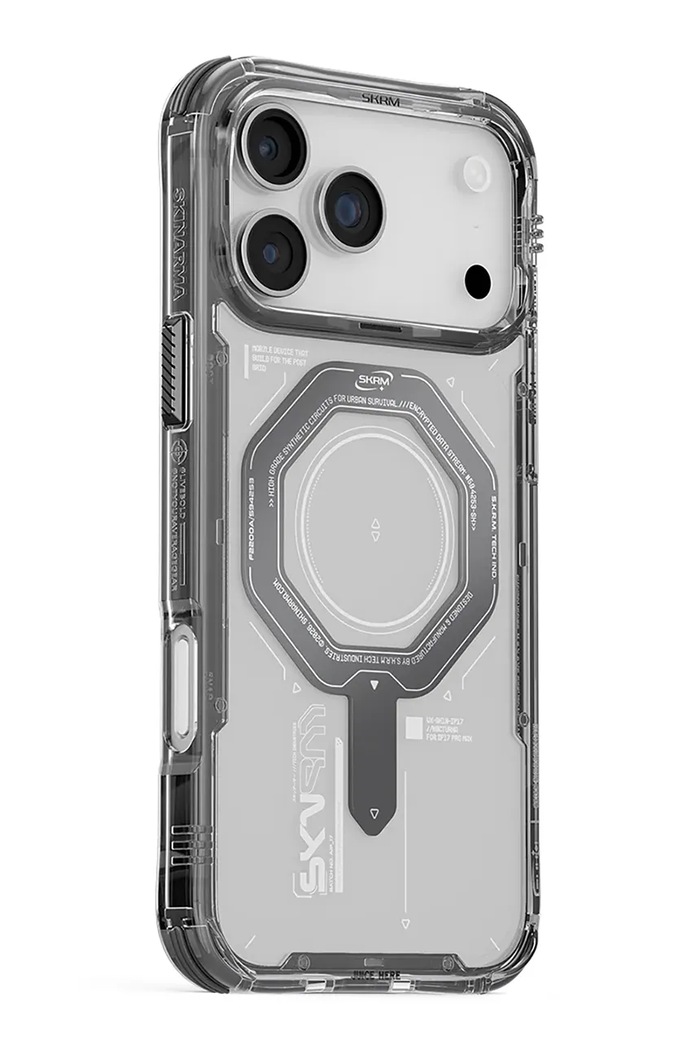 Decor Puzdro na telefón so vstavaným magnetickým krúžkom Skinarma Magma iPhone 17 Pro Max SK.2025PP6.9.MGMA.GRA sivá