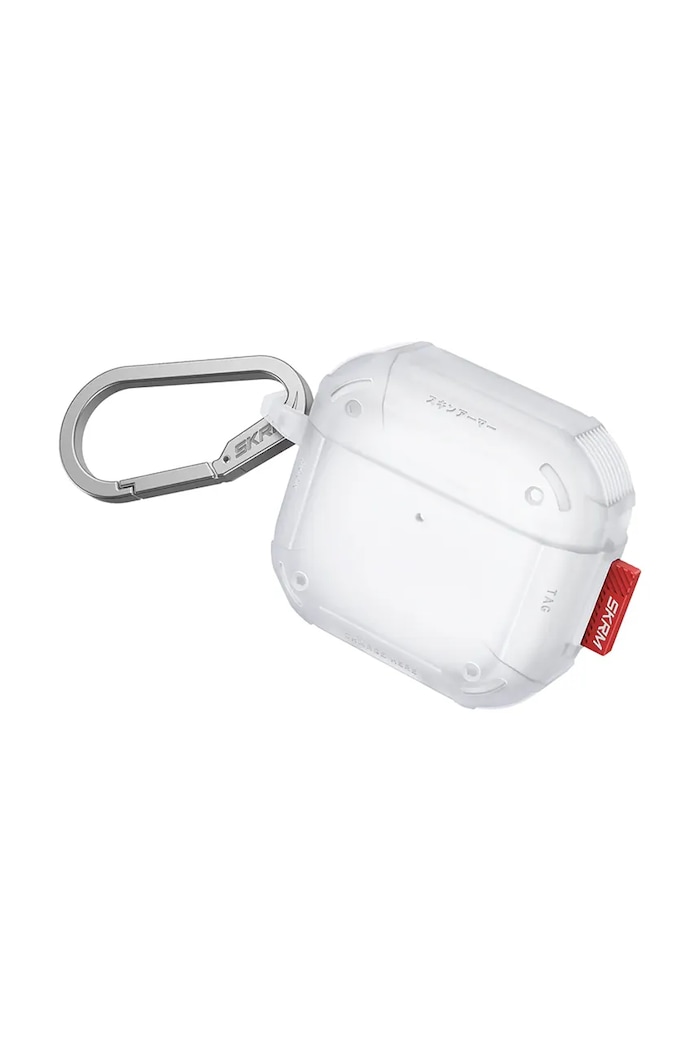 Skinarma etui na słuchawki bezprzewodowe Mecha CE AirPods 4 biały SK.AP4MECCE.FRT