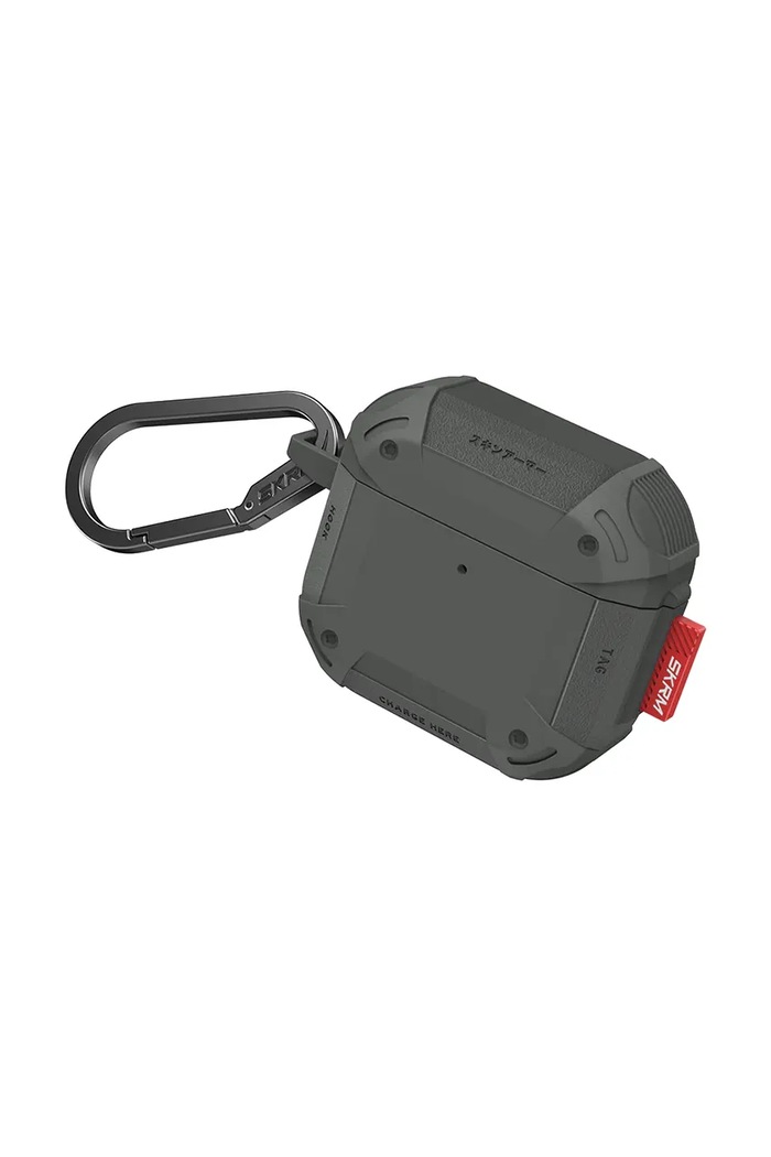 Etui za brezžične slušalke Skinarma Mecha CE AirPods 4 zelena SK.AP4MECCE.GRN