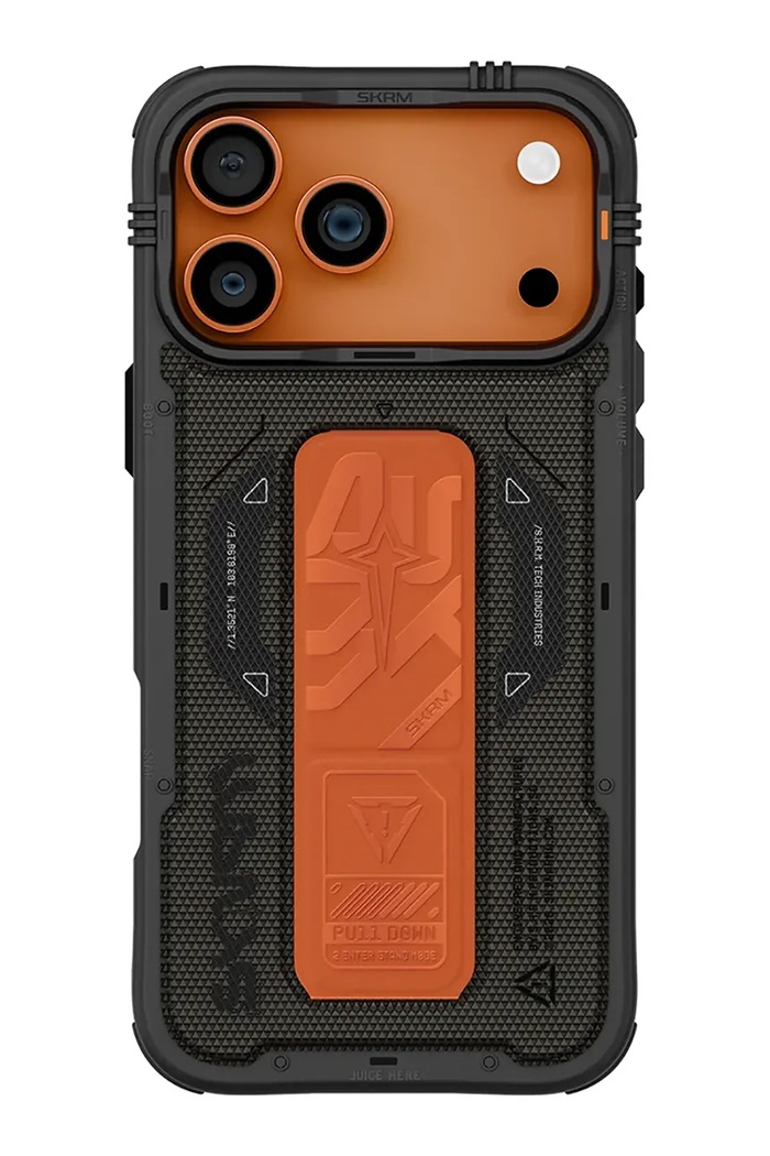Puzdro na telefón so vstavaným magnetickým krúžkom Skinarma Phantom iPhone 17 Pro viacfarebná SK.2025PP6.3.PHTM.GRN
