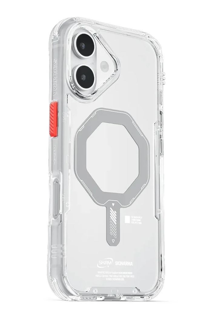 Življenjski slog Etui za telefon z vgrajenim magnetnim obročem Skinarma Saido iPhone 17 SK.2025P6.3.SDOMS.CLR transparentna