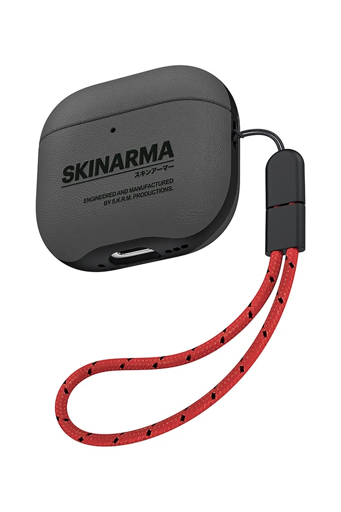 Futrola za bežične slušalice Skinarma Spunk AirPods 4 siva SK.AP4.SPUNK.GRN