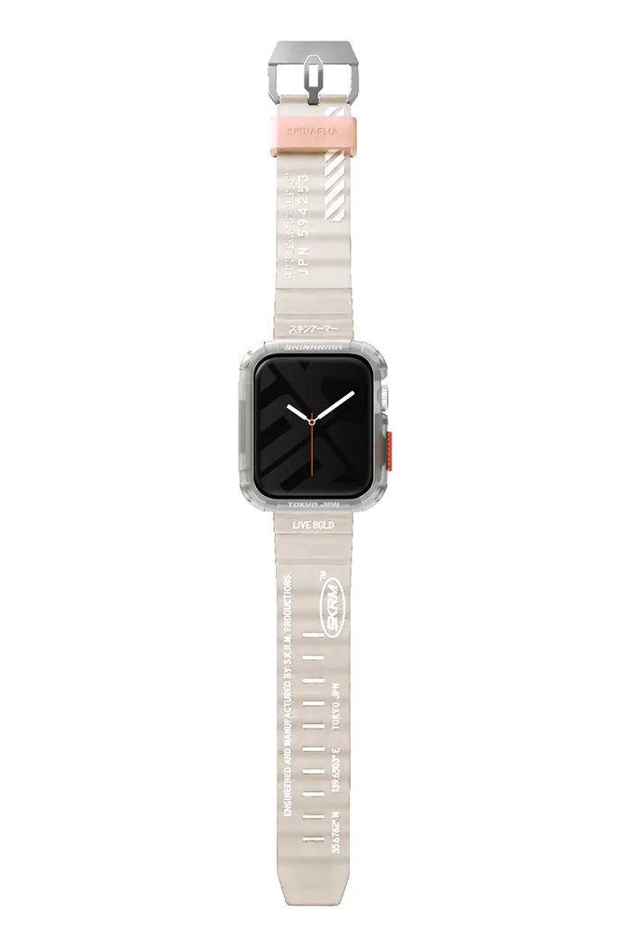 Remienok pre apple watch Skinarma Shokku 45/44/42 mm béžová SK.SHOKKU.BEGE45