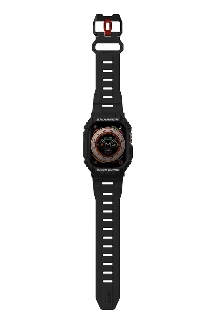 Skinarma obudowa i pasek do apple watch Mecha 2in1 49 mm czarny SK.WS.MECHA.BLK49