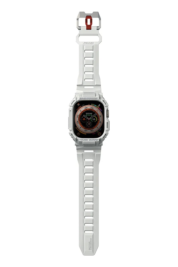 Skinarma obudowa i pasek do apple watch Mecha 2in1 49 mm szary SK.WS.MECHA.LGRY49