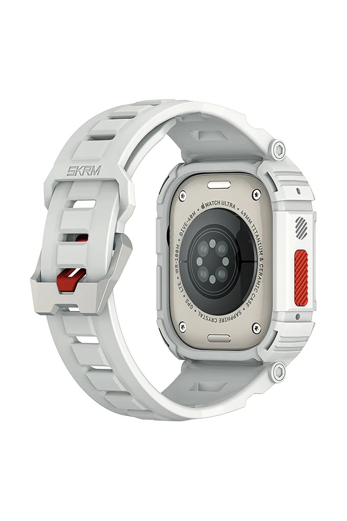 Lifestyle Skinarma obudowa i pasek do apple watch Mecha 2in1 49 mm SK.WS.MECHA.LGRY49 szary