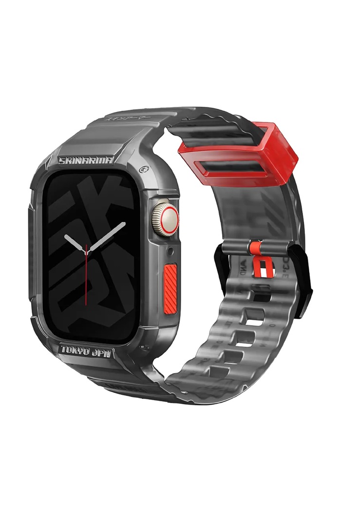 Ohišje in pas za apple watch Skinarma Saido 2in1 45/44 mm SK.WS.SADO.SMK45 črna AA00