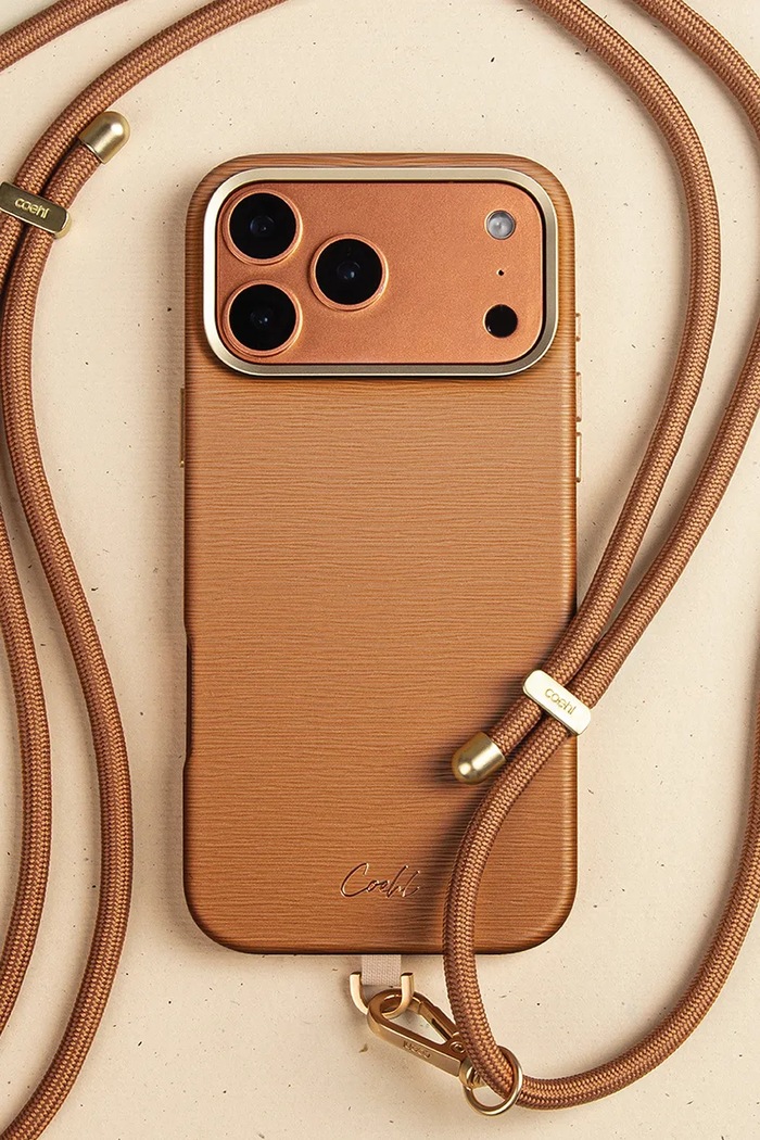 Lifestyle UNIQ beépített mágneses gyűrűvel ellátott telefon tok iPhone 17 Pro Max UNQ.P6.9P2025.MRMPBWN barna