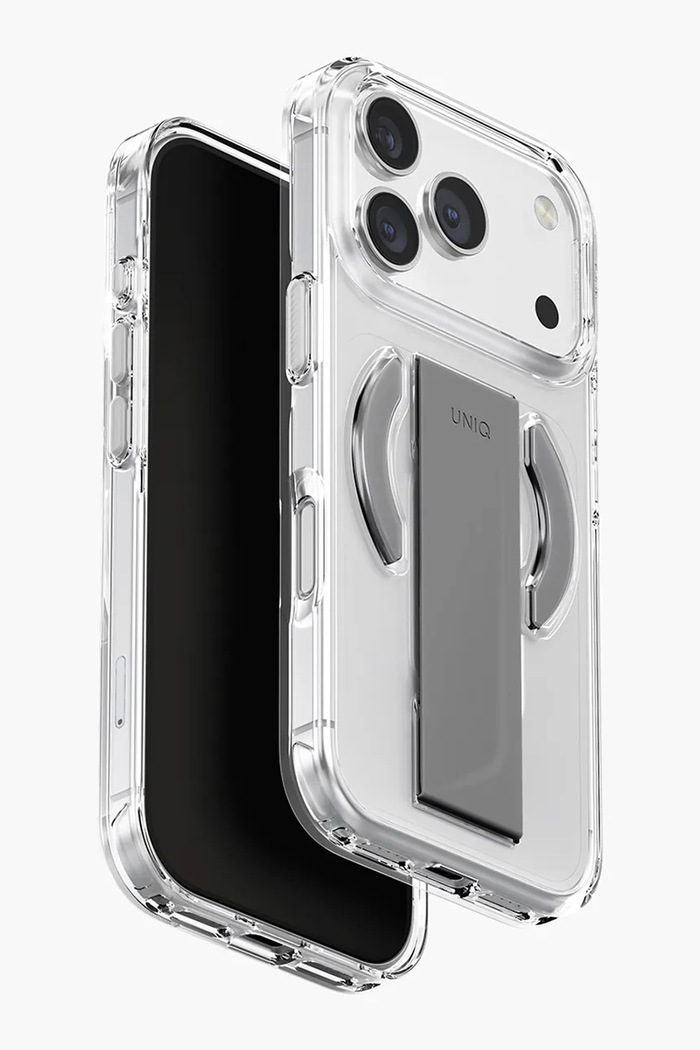 UNIQ etui na telefon z wbudowanym pierścieniem magnetycznym iPhone 17 Pro transparentny UNQ.P6.3P2025.HELAMLCLR