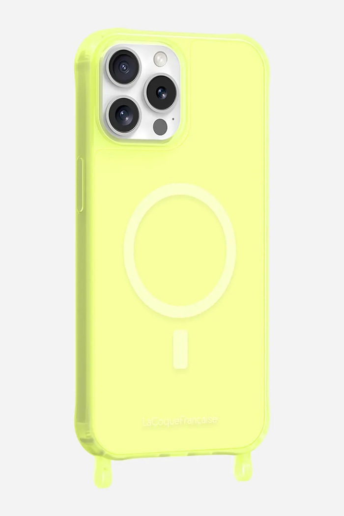 LaCoqueFrançaise etui na telefon iPhone 16 Pro Max LE317589 żółty AA00