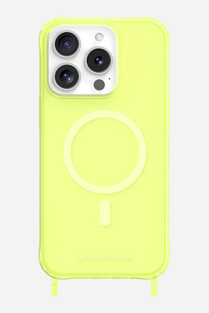 LaCoqueFrançaise etui na telefon iPhone 15 Pro żółty LE315924