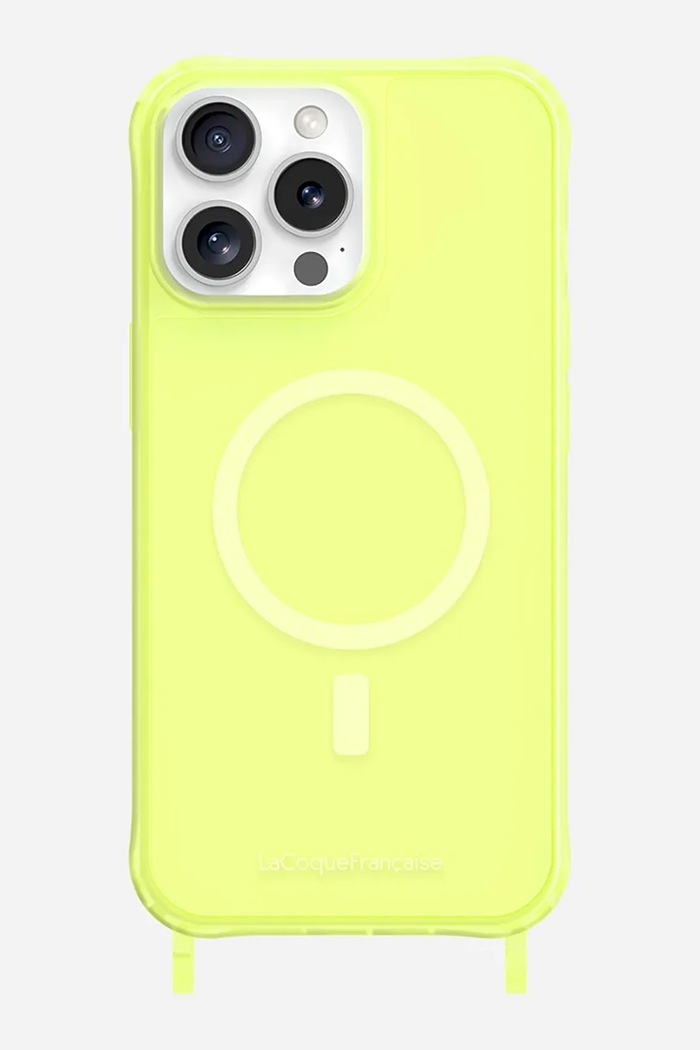 LaCoqueFrançaise etui na telefon iPhone 15 Pro Max żółty LE315928