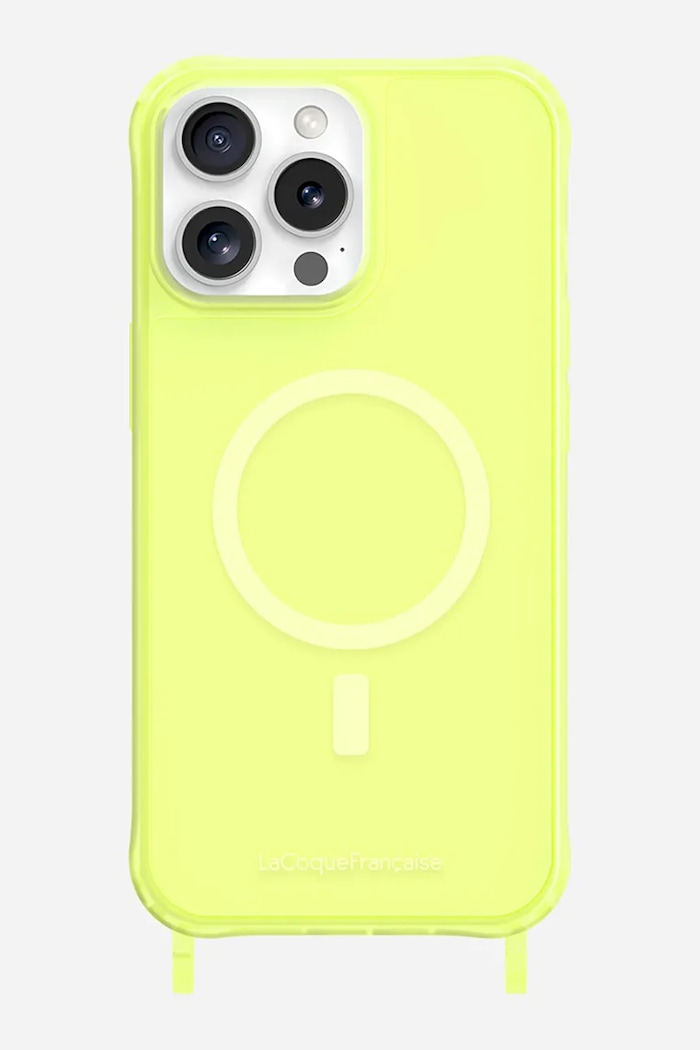 LaCoqueFrançaise etui na telefon iPhone 15 Pro Max żółty LE315928