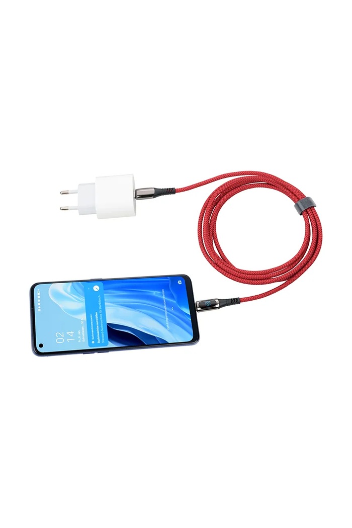 Troika kábel USB-C 200 cm TRCBL20.RD červená AA00
