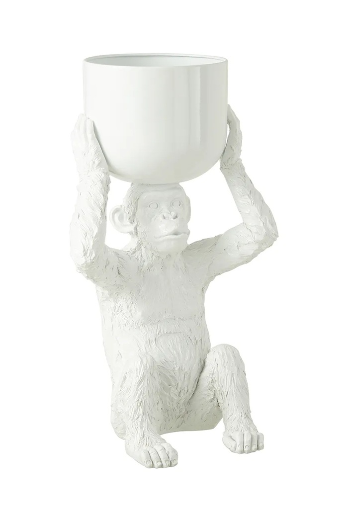 J-Line Monkey bijela 40527.
