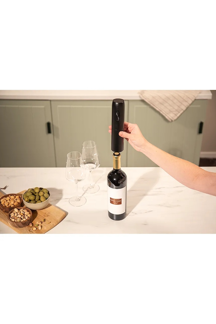 Vacu Vin deschizător electric de sticle Electric Wine Opener 20 x 4,3 x 4,3 cm 91004606. negru AA00