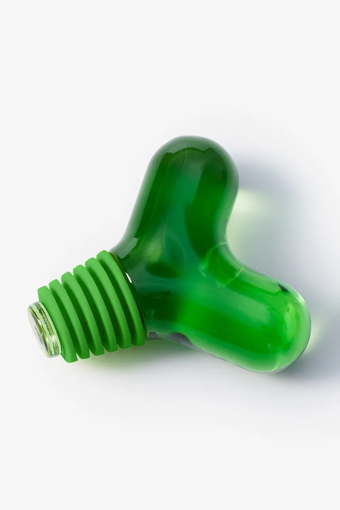 Areaware dop de sticlă verde FSBSGN